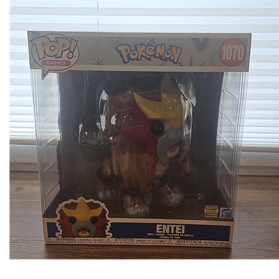 Funko Pop! Games Pokémon Entei Summer Limited Edition Jumbo Vinylfigur 1070