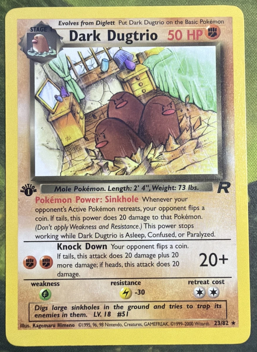 Dark Dugtrio 23/82 Team Rocket for sale