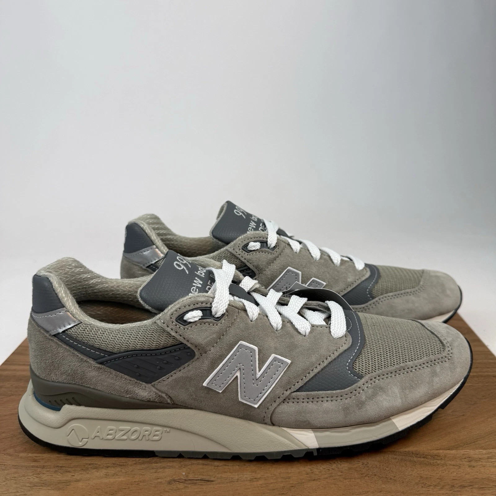 New Mens New Balance 998 Core Gray USA Athletic Sneakers Shoes Size 11.5 D