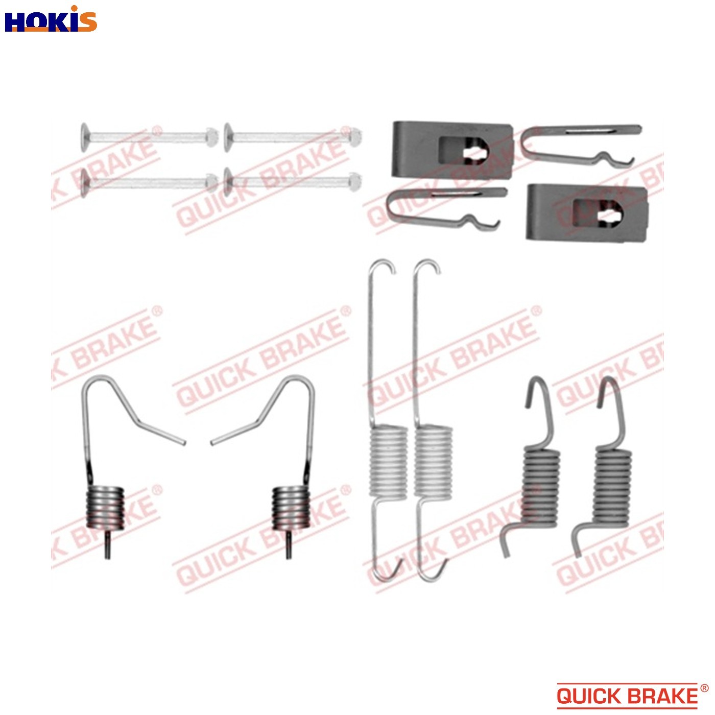 ACCESSORY KIT PARKING BRAKE SHOES 105-0898 FOR TOYOTA YARIS/VITZ/VERSO/FUN 1.3L - Image 6