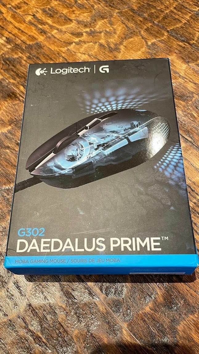 New/Sealed. Logitech G302 Daedalus Prime Moba Wired Gaming M