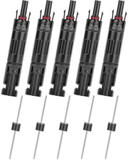 5 PCS PV Solar Panel Connector Male/Female 30...