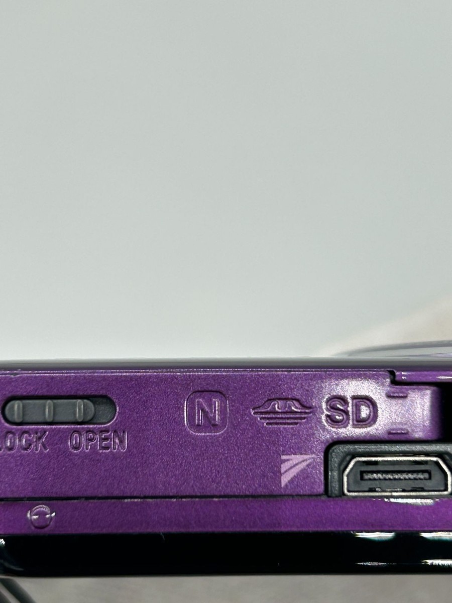 Sony Cyber-shot DSC-WX30 Purple Compact Digital Camera 5x Zoom