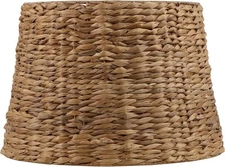 Aspen 32994, Handwoven Empire Spider Lamp Shade, Water Hyacinth