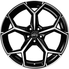ALLOY WHEELS ANTERA A101 20" 9.5J 5x112 ET 38 66.6 PIANO BLACK DIAMOND