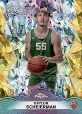 Baylor Scheierman Rookie - 2024-25 Topps Chrome Sapphire Selections /50 - Gold