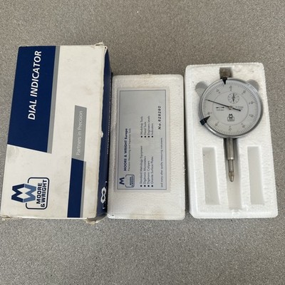 Moore & Wright DTI Messuhr 0-10 mm MW400-05 Kolben Typ
