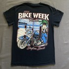 2021 Bike Week Daytona Beach Florida T Shirt Mens Small Black Motorcycle Biker
