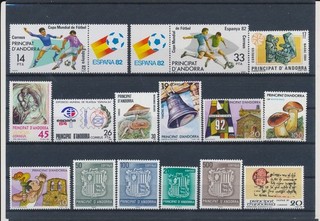 D495365 Spanish Andorra Nice selection of MNH stamps