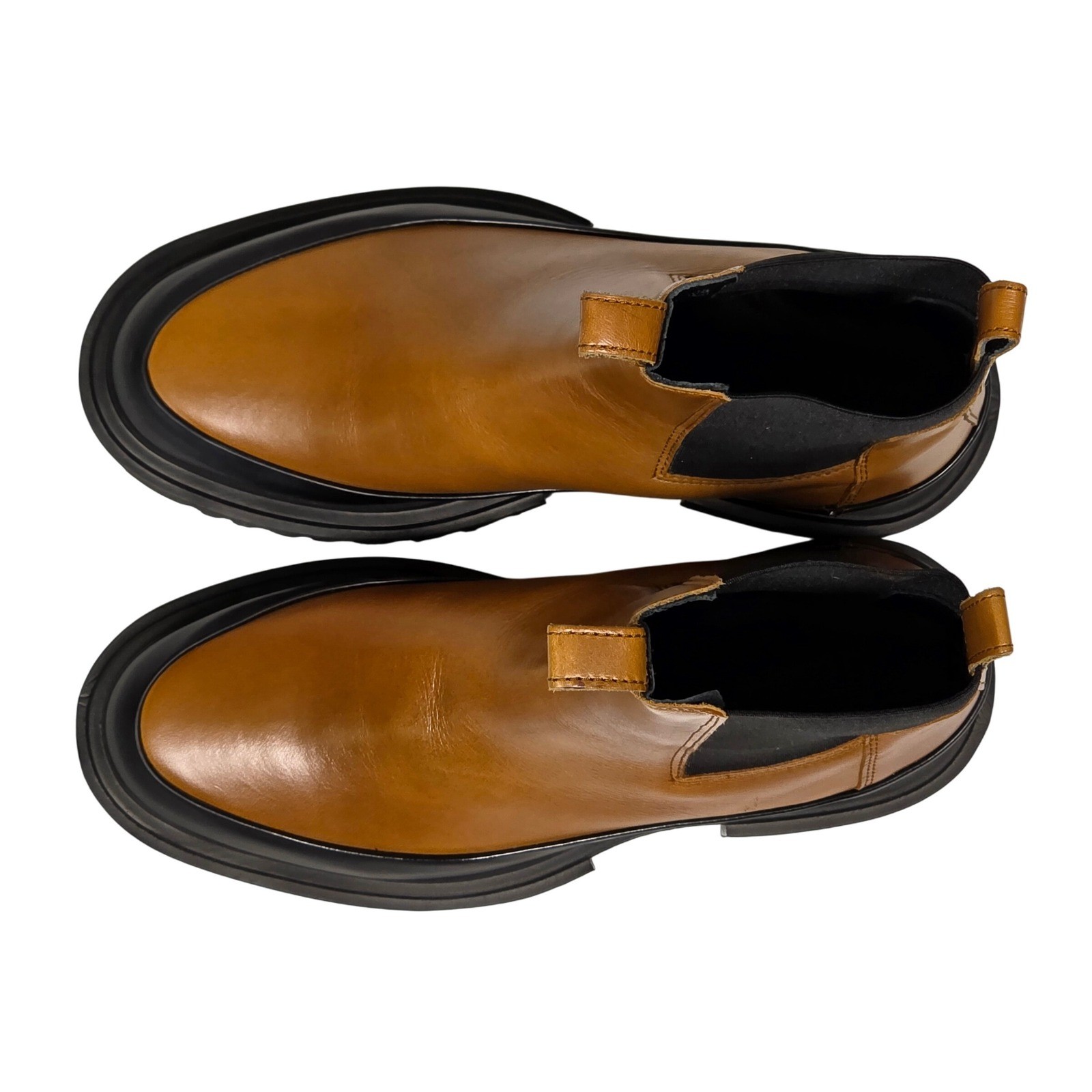 SAOLA Stivaletti Chelsea AllSaints Harlee in pelle taglia EU 37 US 7 suola a strappo nuovi senza scatola