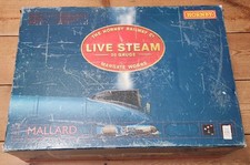 Hornby Live Steam OO Gauge Blue Mallard Boxed - For Parts or Not Working