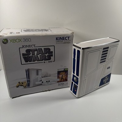 Microsoft Xbox 360 320GB R2D2 Star Wars Limited Edition Console TESTED with BOX