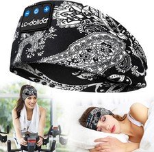 Sleep Headphones Bluetooth Music Wireless Band Headphones with Thin HD Stereo Sp