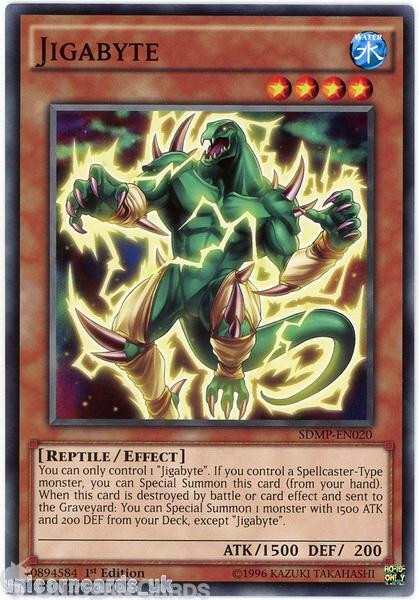 SDMP-EN020 Jigabyte 1st edition Mint YuGiOh Card