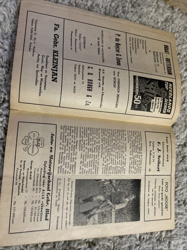 RARE: Feyenoord v Tottenham Hotspur European Cup November 1961 - Picture 7 of 16