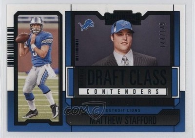 2023 Panini Contenders Historic Draft Class Teal /149 Matthew Stafford 0g45