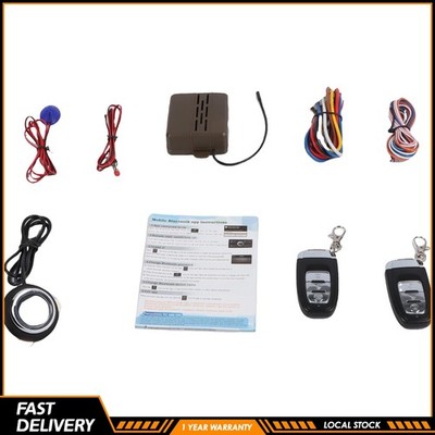 Universal Car Alarm Remote Start Keyless Push Start System For 12V Car