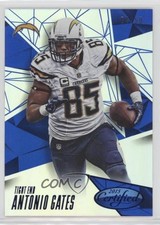 2015 Certified Mirror Blue /50 Antonio Gates #6 HOF 1p66