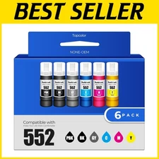 Trokliey 552 Ink Replacement for ET-8550 ET-8500 Printers