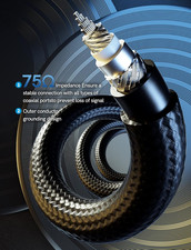 Coaxial Digital Audio Cable 20 FT , Subwoofer Cable RCA Male to Male Hifi 5....