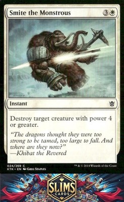 Magic the Gathering MTG Khans of Tarkir Smite the Monstrous #24 Buy 2 Get 1