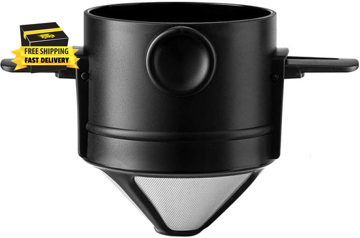1-2 Cup, Stainless Steel Portable Coffee Filter,