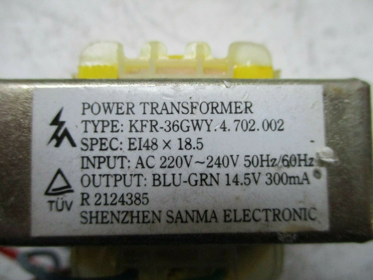 NEW SHENZHEN SANMA KFR-36GWY.4.702.002 POWER TRANSFORMER