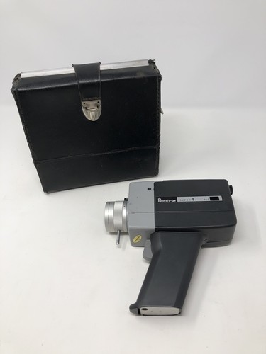 Vintage Pennys Penncrest Super 8 Zoom Movie Camera with case