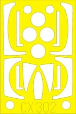 Eduard Mask 1/72 F-14A Tomcat Mask for Hobby Boss  CX 302