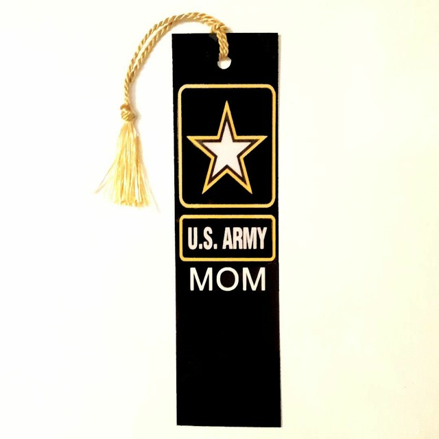 Army Mom bookmark for book / military lovers.Custom designed w tassel