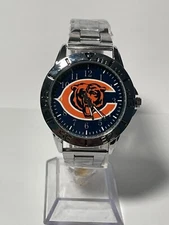 Chicago Bears NFL Casual Stainless-Steel Wristwatch NEW