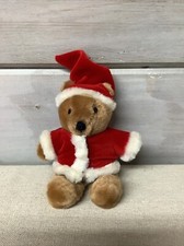 1988/VTG DAKIN CHRISTMAS SANTA TEDDY BEAR Plush Stuffed Animal Toy Cute