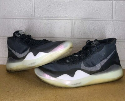 Nike Zoom KD 12 The Day One Black/Metallic Silver/White AR4229 001 Mens  Size 14