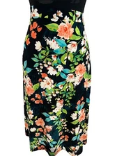 Kasper Skirt Women's 3XL Knee Length Floral Print Stretch A-Line $79
