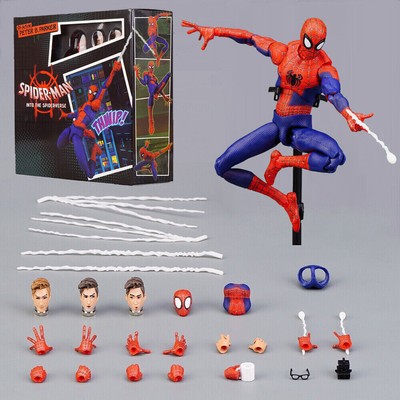 Spider-Man: Into the Spider-Verse Action Figure Toys Peter B. Parker Miles Model
