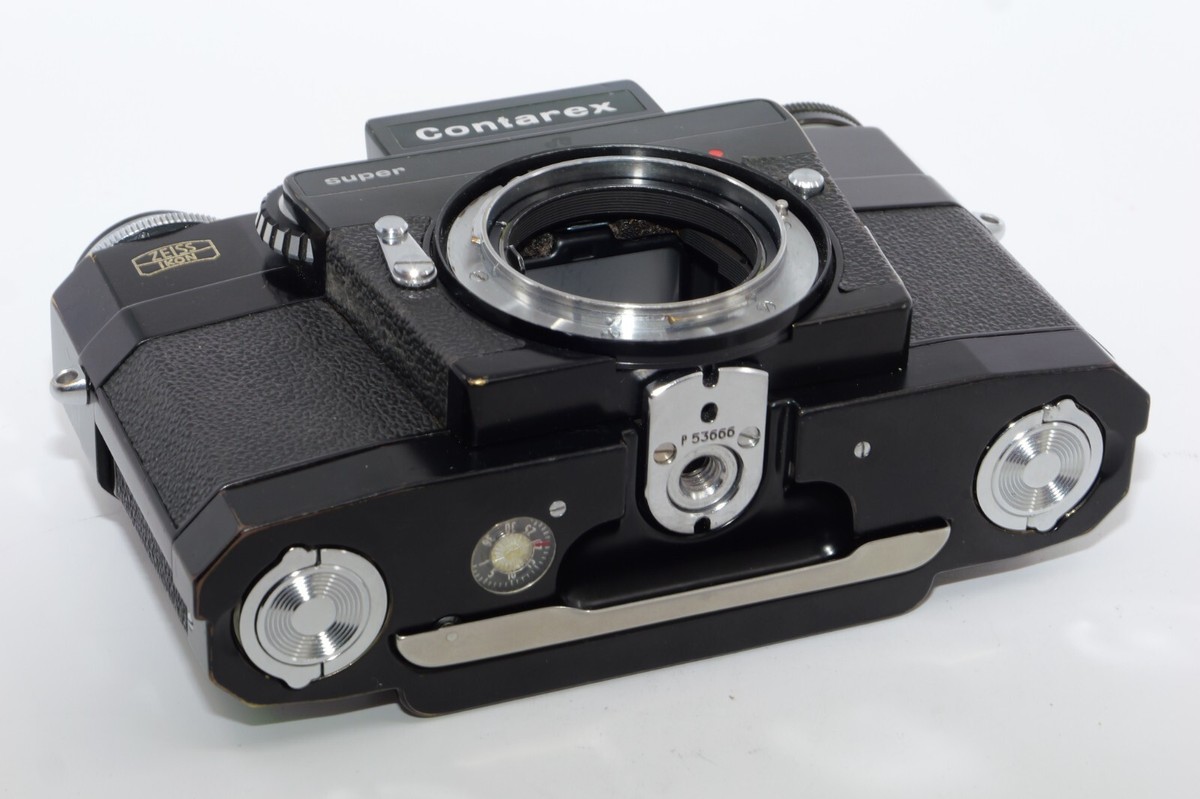 Contarex Super フィルム一眼レフカメラ Contarex Super 35mm vintage Film BLACK camera. Accepts BEST