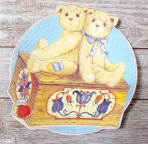 Teddybär Wandaufkleber Spielzeugkiste abziehen & kleben 5 Zoll USA