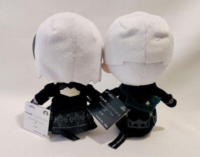 NieR:Automata Deformed Plush doll 2B 9S Real face Set of 2 Taito