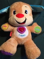 Fisher-Price Laugh and Learn SMART STAGES PUPPY 14" Electronic Plush Toy