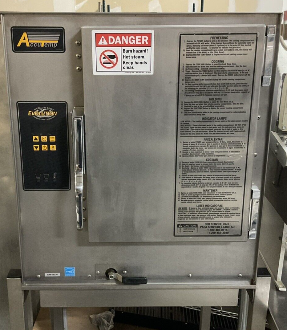 Used Accutemp Evolution N6 Steamer Natural Gas eBay