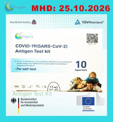 10x Covid-19 Schnelltest   Corona Laientest Selbsttest auf SARS-CoV-2 Antigen
