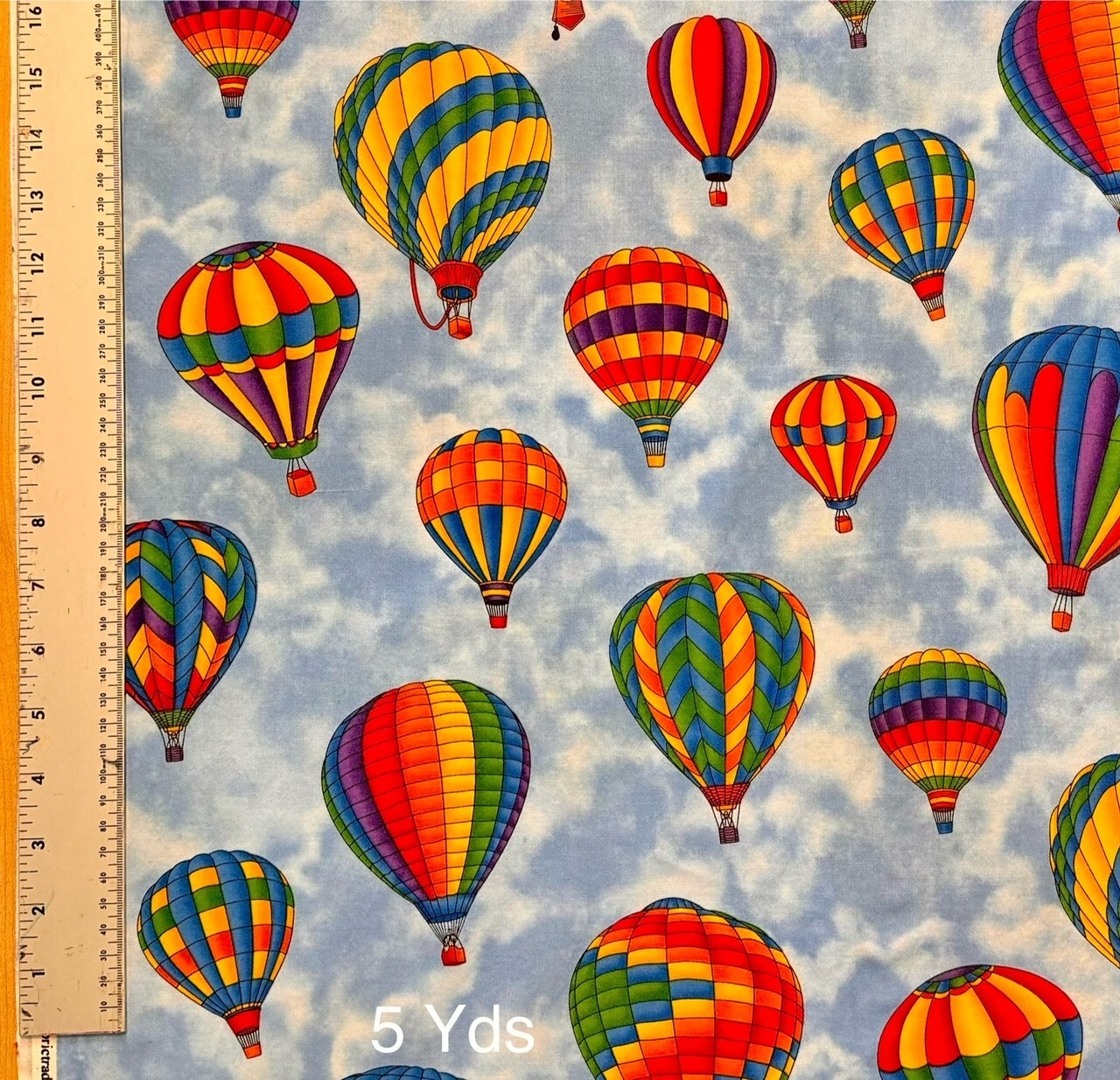 Vintage Hot Air Balloon Cotton Fabric by the Bolt eBay