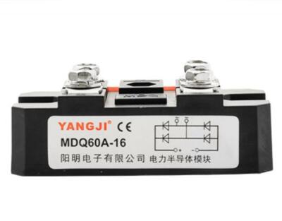 1pcs Single-phase bridge rectifier module MDQ60A-16 DC control AC DC-AC