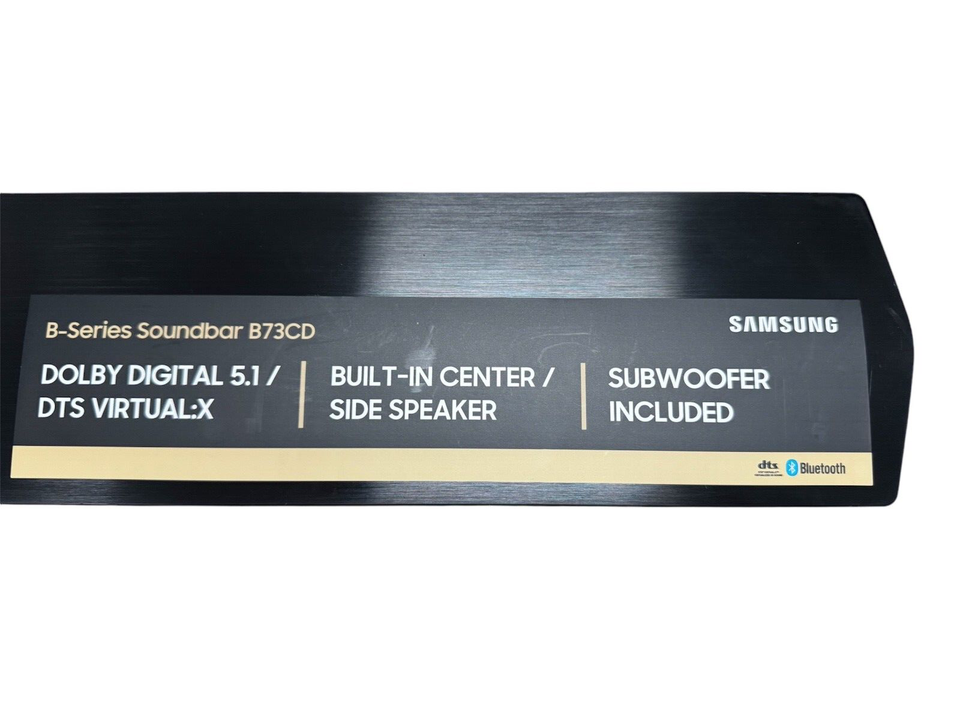 ️ Samsung HWB73CD 5.1 Channel BSeries Soundbar with power adapter