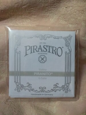 Pirastro Piranito Violinsaiten Satz G D A E 1/16 1/32 