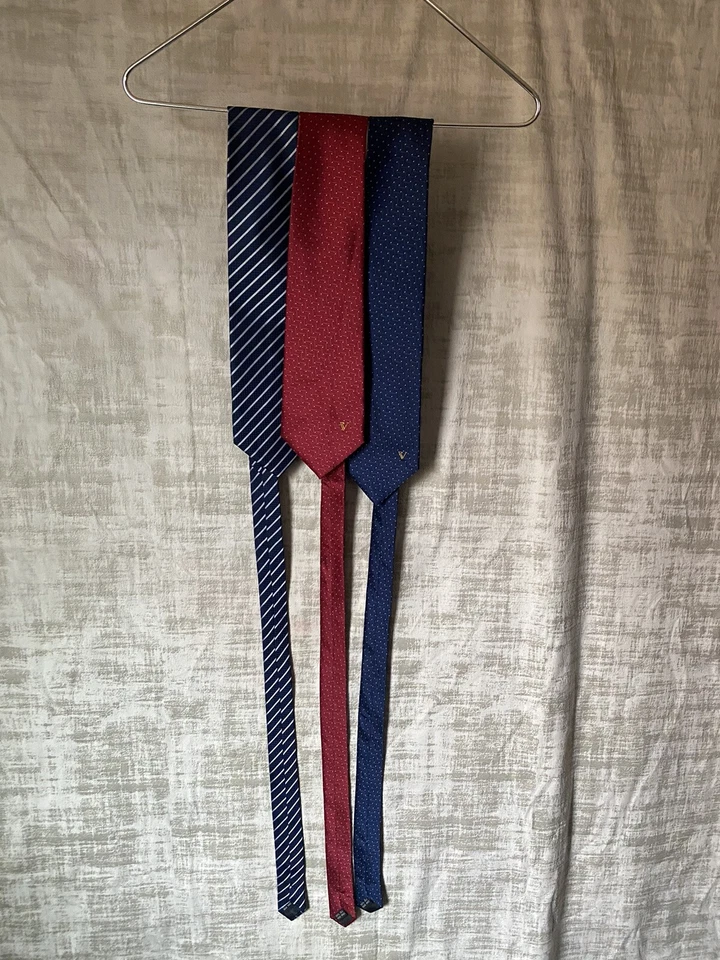 Set of 3 Rodolfo Vittorio handmade ties new - Image 3 of 4