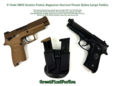 g19 x300 実物　G-code マルチカム フルガード　ブラックホーク G-Code DMO3 Double Pistol Magazine Carrier/Pouch Kydex Large