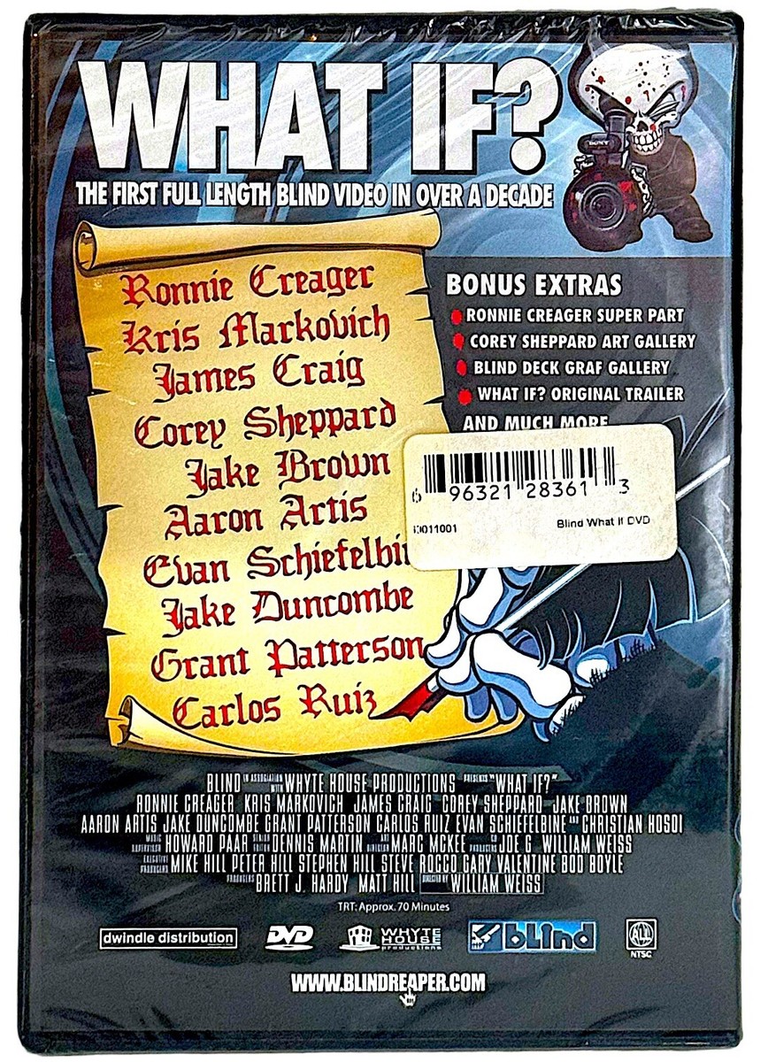 Blind Skateboard Company Presents What If? Skateboard Video DVD | eBay