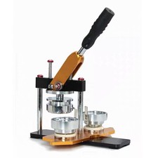Metal Button Maker Machine DIY Round Pin Maker Kit Badge with 100pcs Button