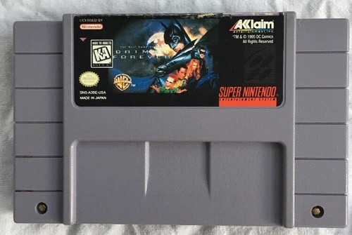 Vintage Batman Forever Tested and Works Snes (Super Nintendo, 1995) 